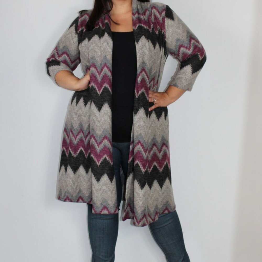 Plus Size Ultra Soft Knit Cardigan